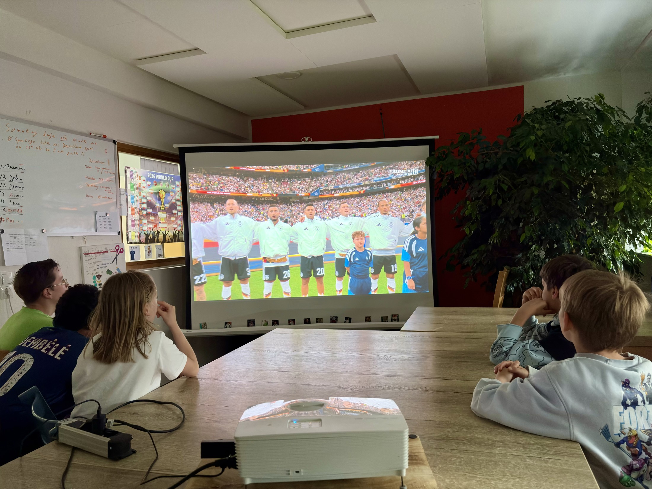 WM-Stimmung in Gruppe Noah