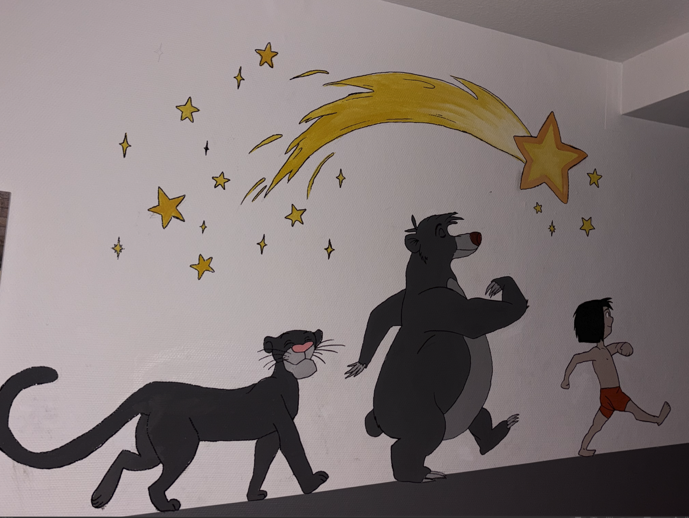 Wandmalerei auf Gruppe BärenStark