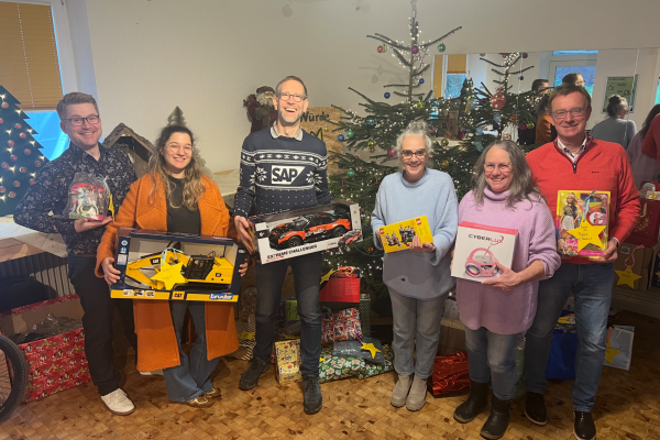 Weihnachtsspende der Mitarbeitenden von SAP